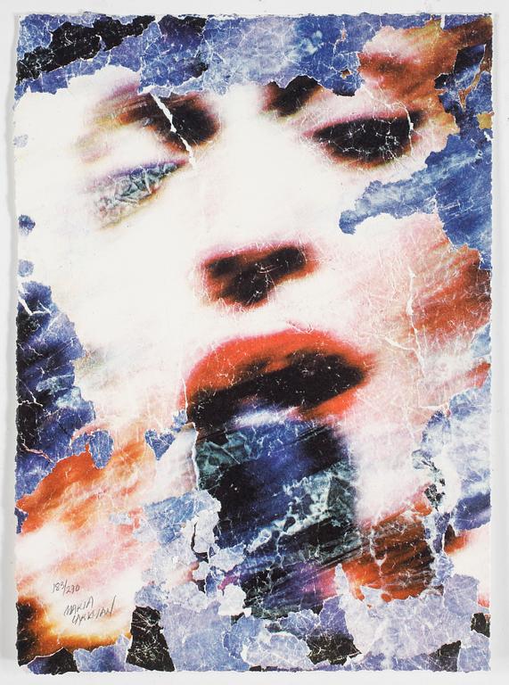 MARIA LARKMAN, färglitografi, signerad, numrerad 183/270.