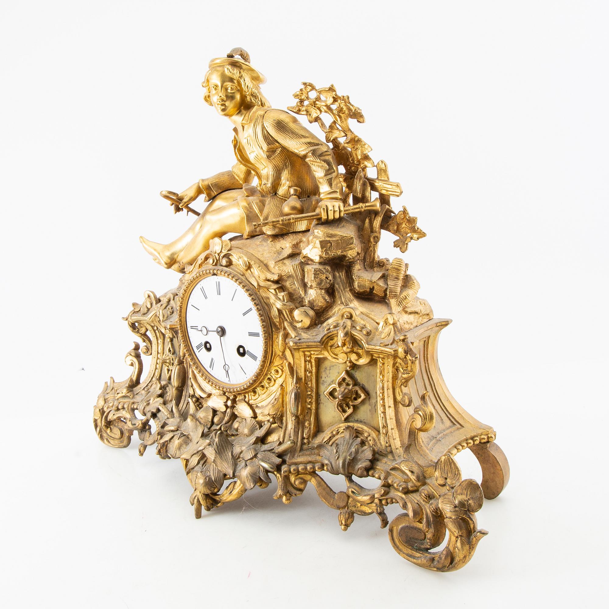 Bordspendyl Nyrokoko 1800-talets mitt/andra hälft.