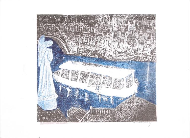 LARS HILLERSBERG, grafik, 4 st. Sign, varav 3 numr.