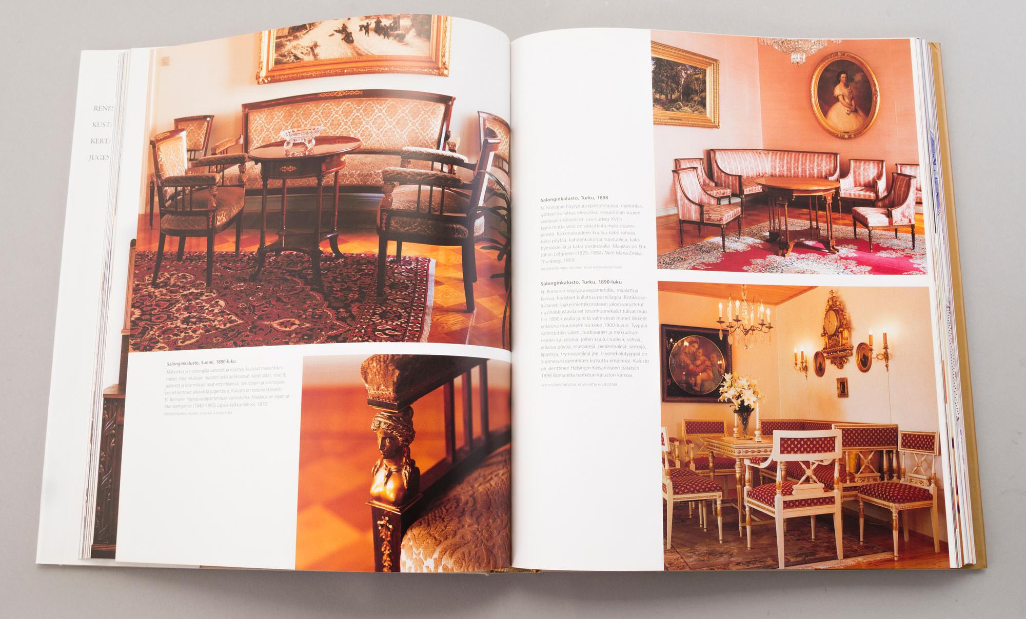 "SUOMEN ANTIIKKIESINEET", A book series, 5 vol, edited volume by Kari-Paavo Kokki, Weilin+Göös, WSOY Porvoo 2005-2006.