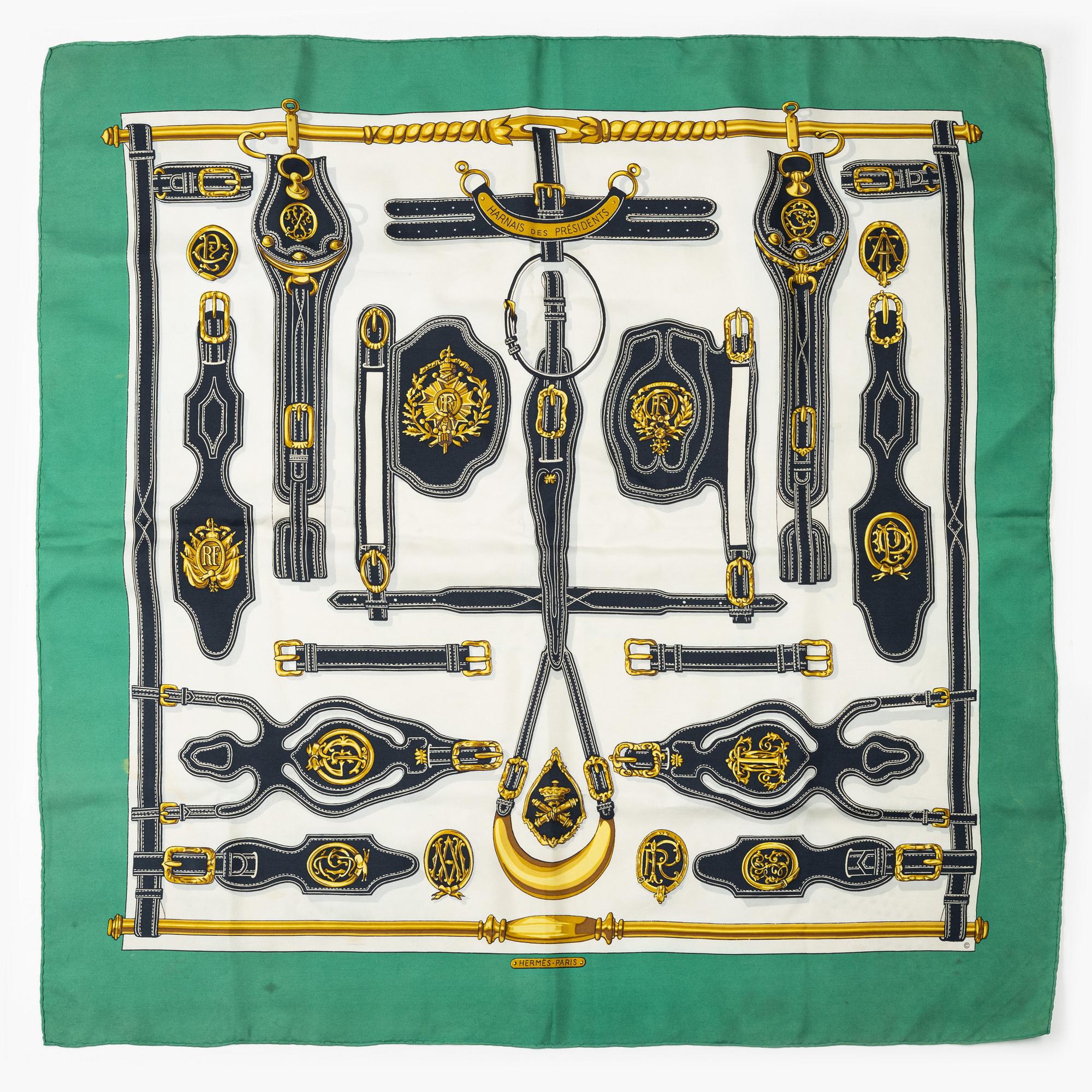 Hermès, scarves, 3 st.