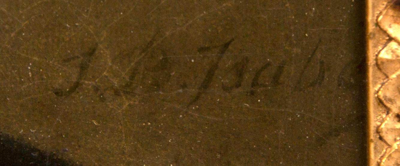 Jean-Baptiste Isabey, a signed oil on canvas.