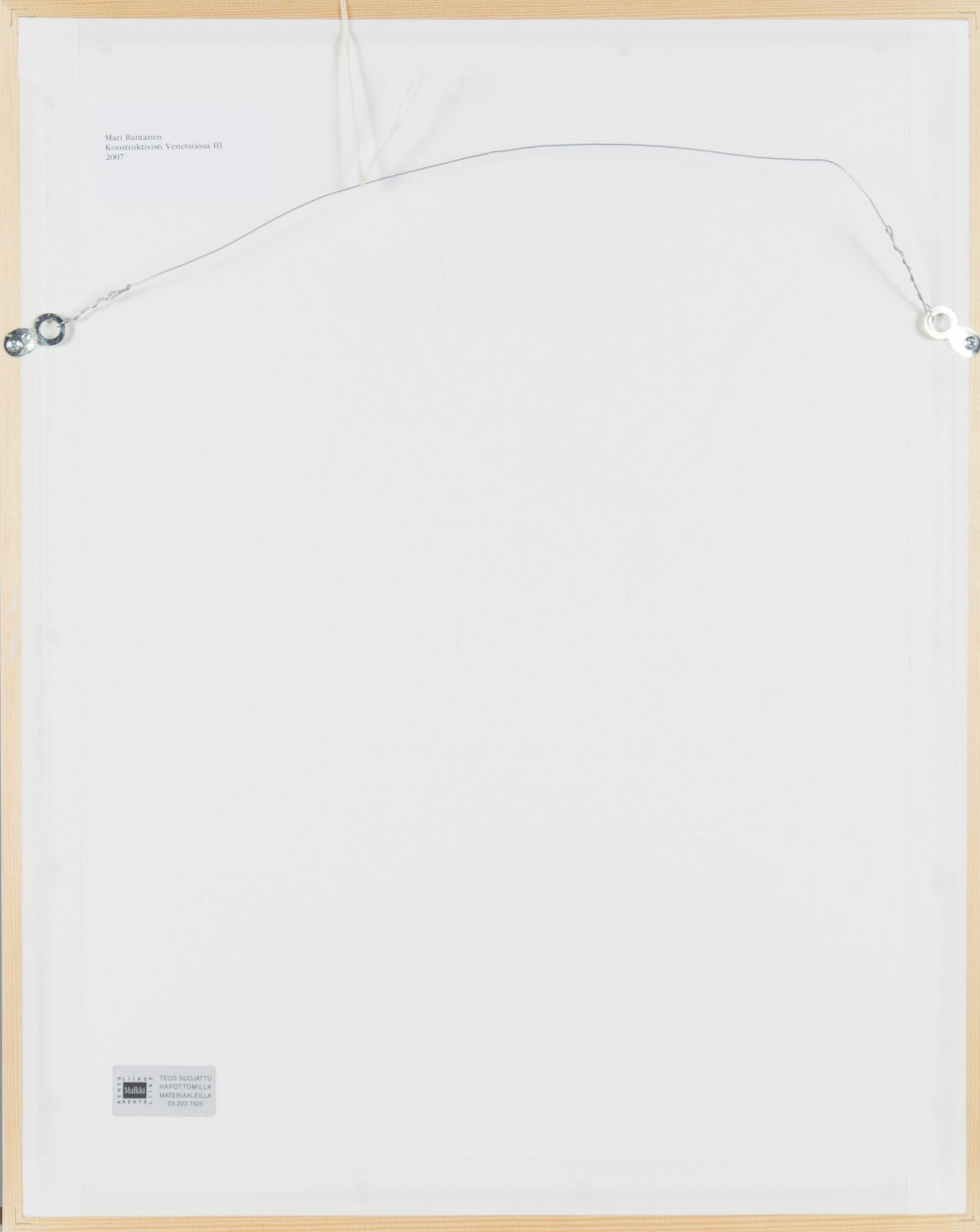 Mari Rantanen, Constructivist in Venice III.