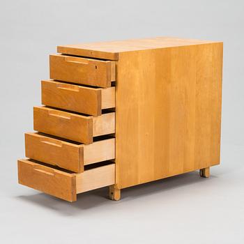 Alvar Aalto, A 'B96' drawer unit for O.Y. Huonekalu-ja Rakennustyötehdas A.B. Finland.