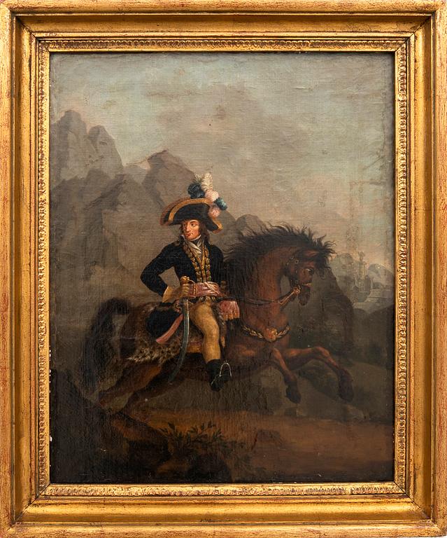 Okänd konstnär 1800-tal , oil on canvas.