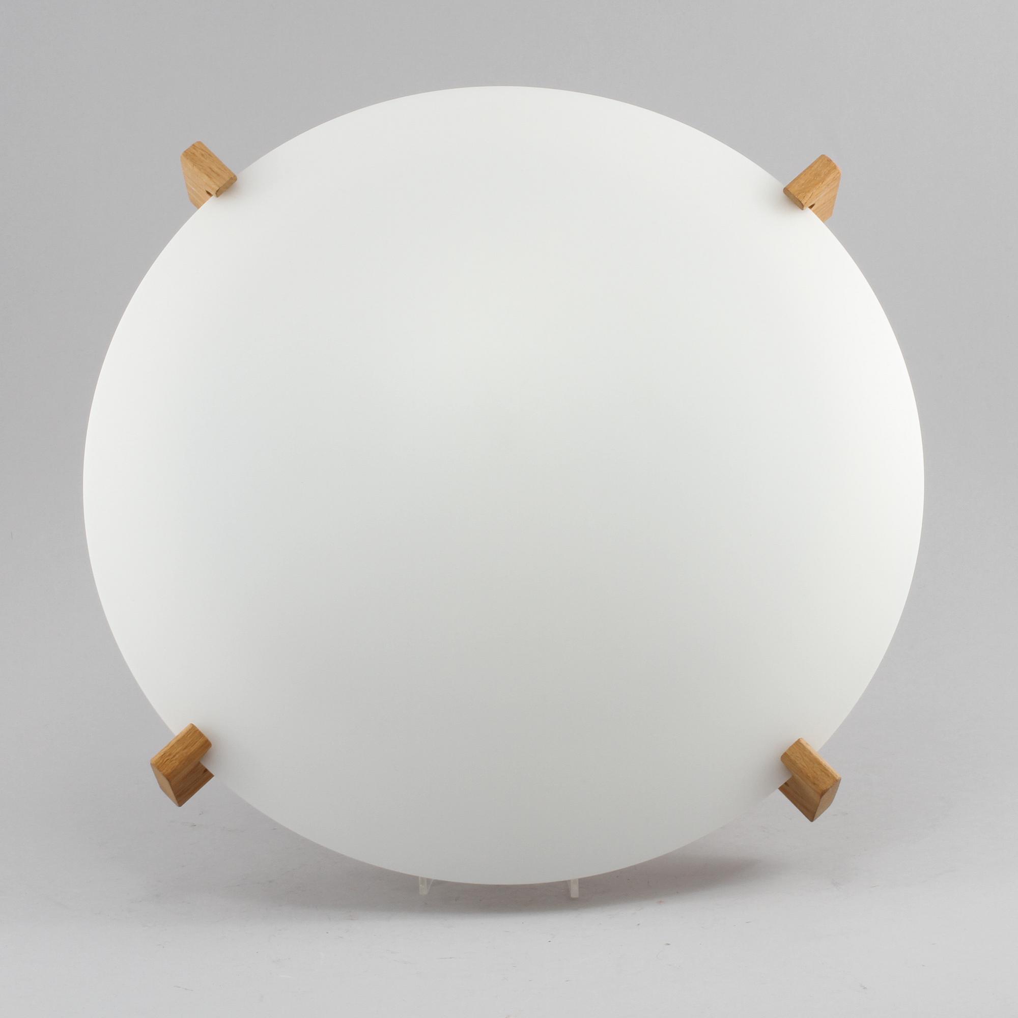 TAKPLAFOND, "Plafo", Uno och Östen Kristiansson, Luxus, modellen formgiven 1960. Höjd ca 10 cm.