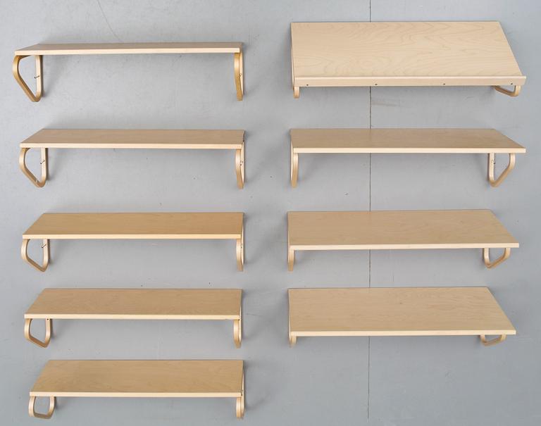 HYLLOR, 5st resp 4st, modell 112B resp 112A. Alvar Aalto, Artek.