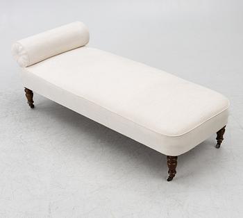 Chaise longue, late 19th century.