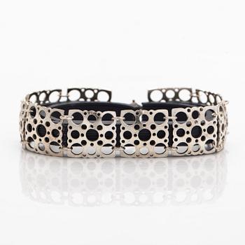 Liisa Vitali, armband, "Spets", silver, Wersterback 1971.