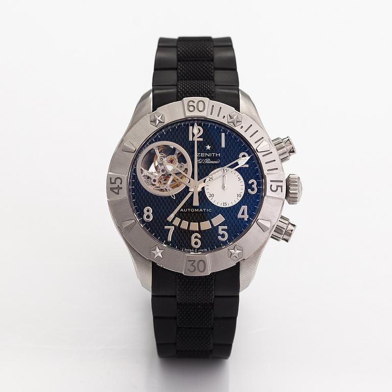 Zenith, Defy Classic El Primero, wristwatch, 43 mm.