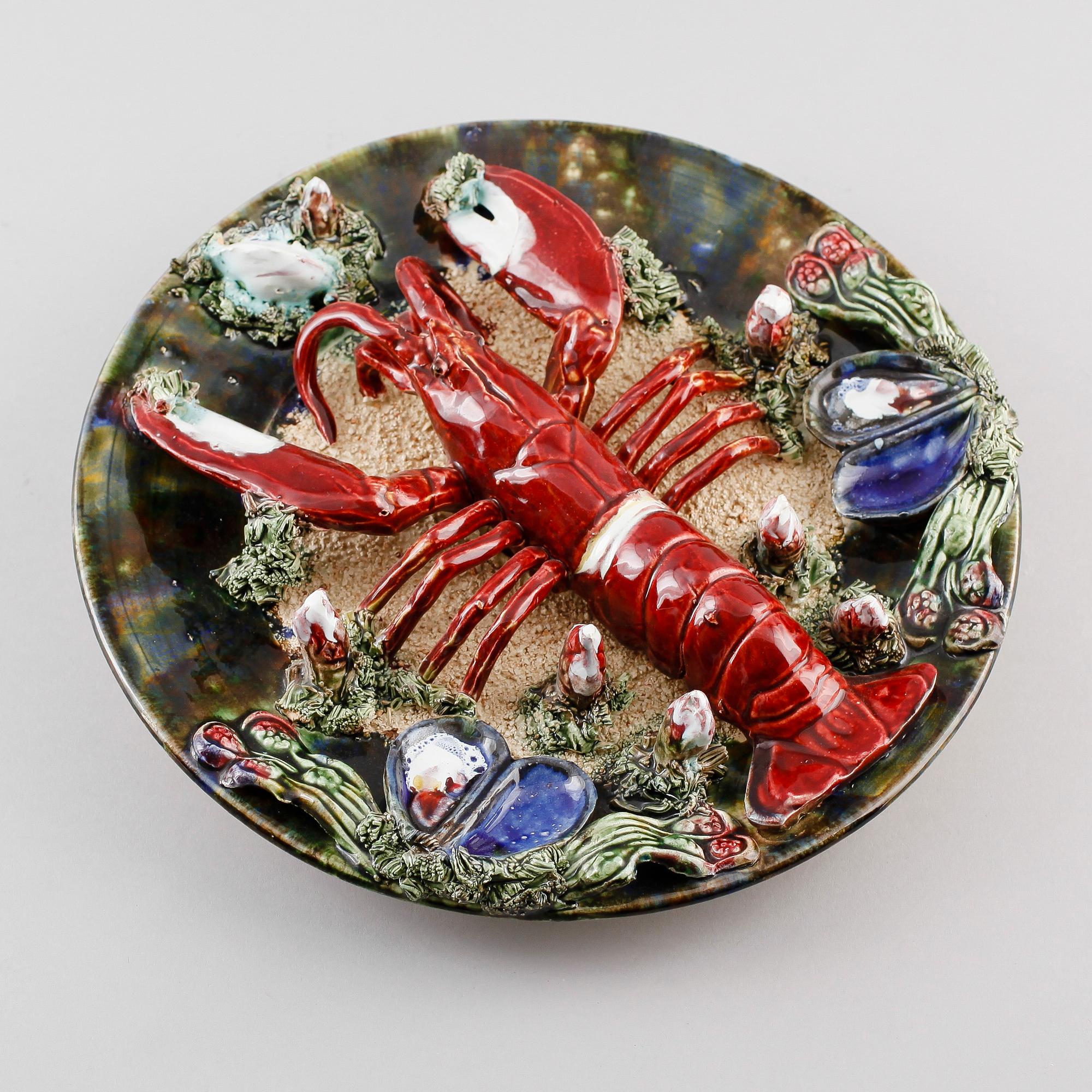 FAT, majolika, Alvaro José, Caldas da Rainha, Portugal, sent 1800-tal.