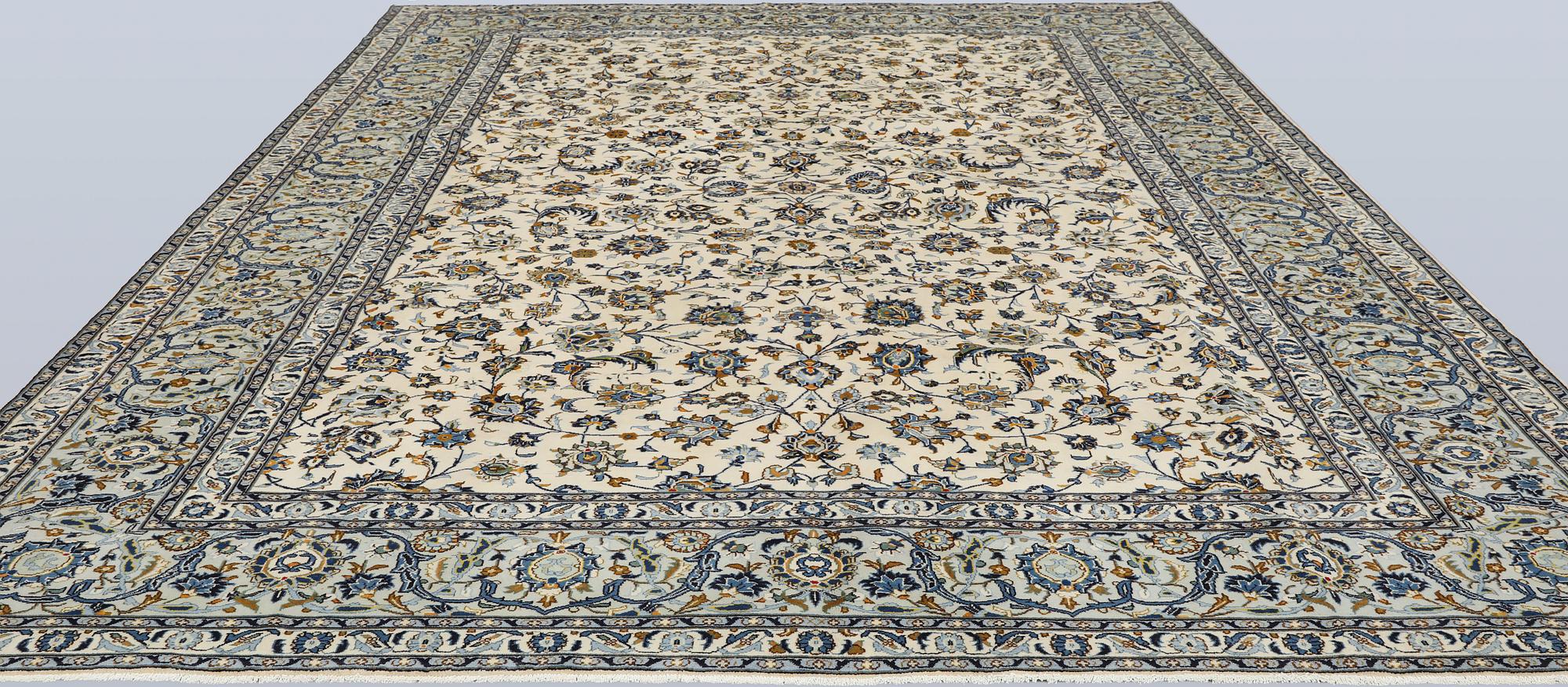 A Keshan carpet, 420 x 300 cm.