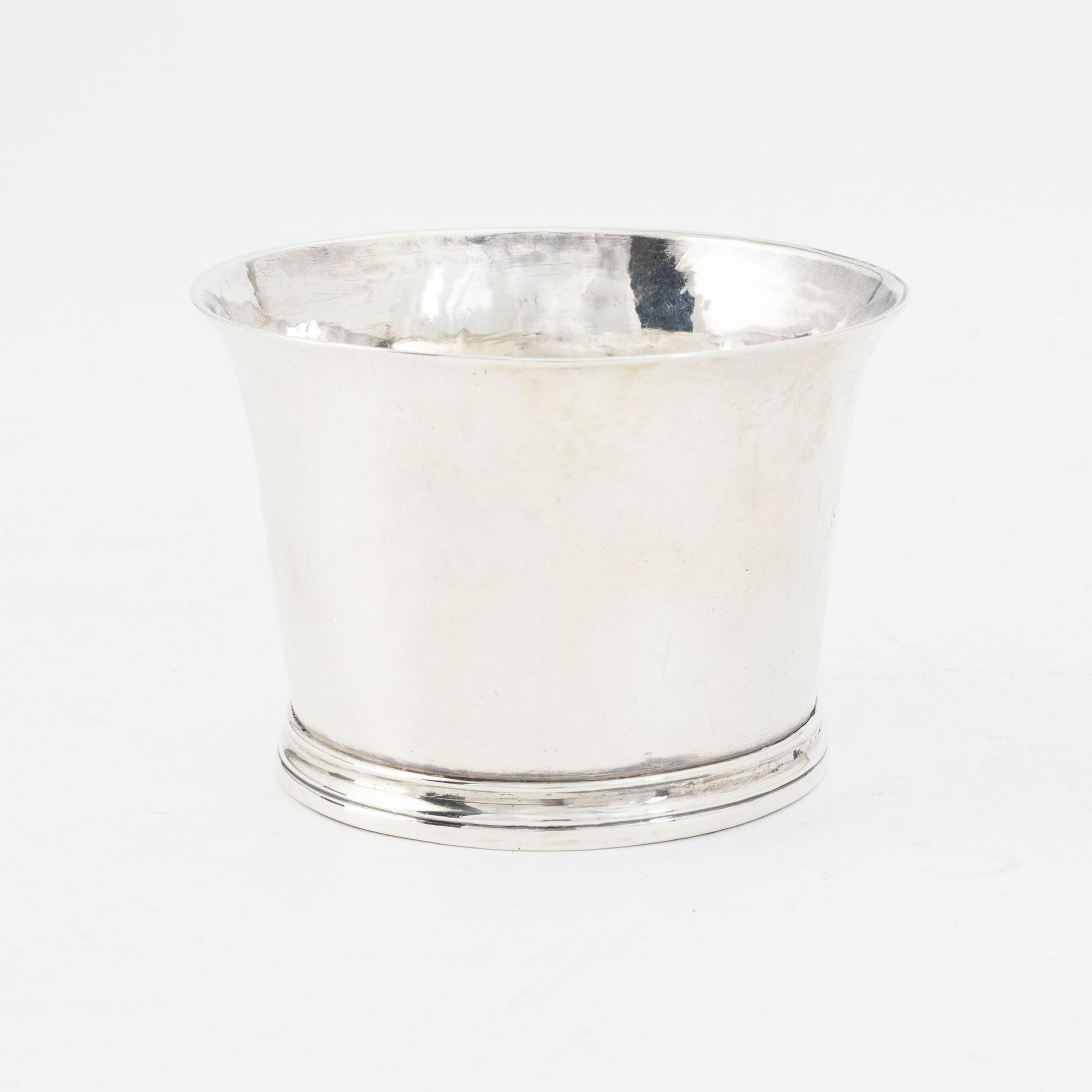 An English silver bowl, mark of James Goodwin, London 1714.