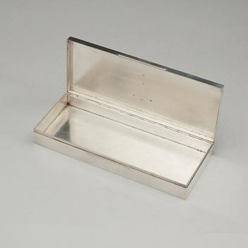 A Wiwen Nilsson rectangular sterling box, Lund 1945.