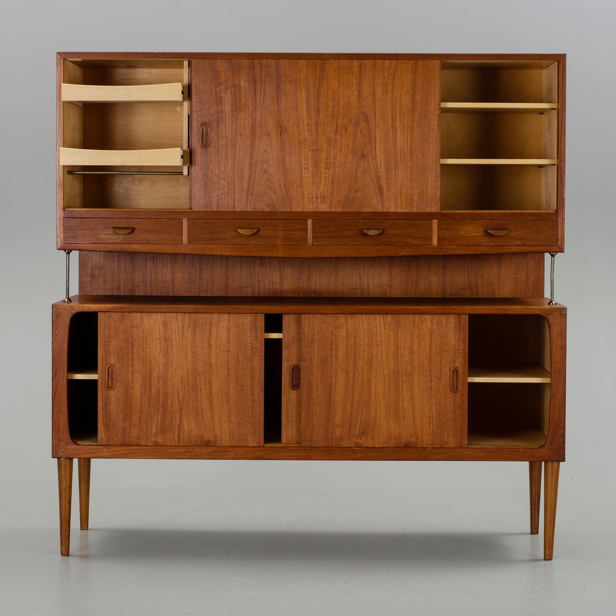 HIGHBOARD, teak, Danmark, 1950-/60-tal.