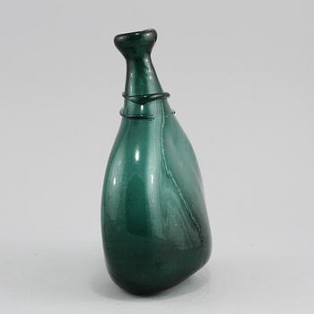 FLASKA, glas, troligen 1700-tal.