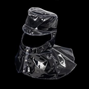 Chanel, a transprent PVC hat with collar, size S, 2018.