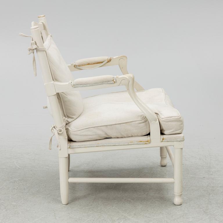 Armchair, Gustavian style, Gripsholm model, late 20th century.
