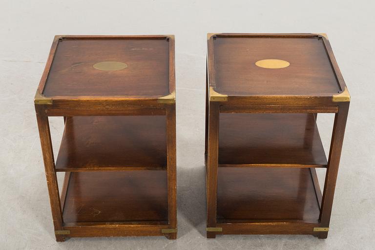 A pair of side tables / bed side tables from mid / second half of the 20th century.