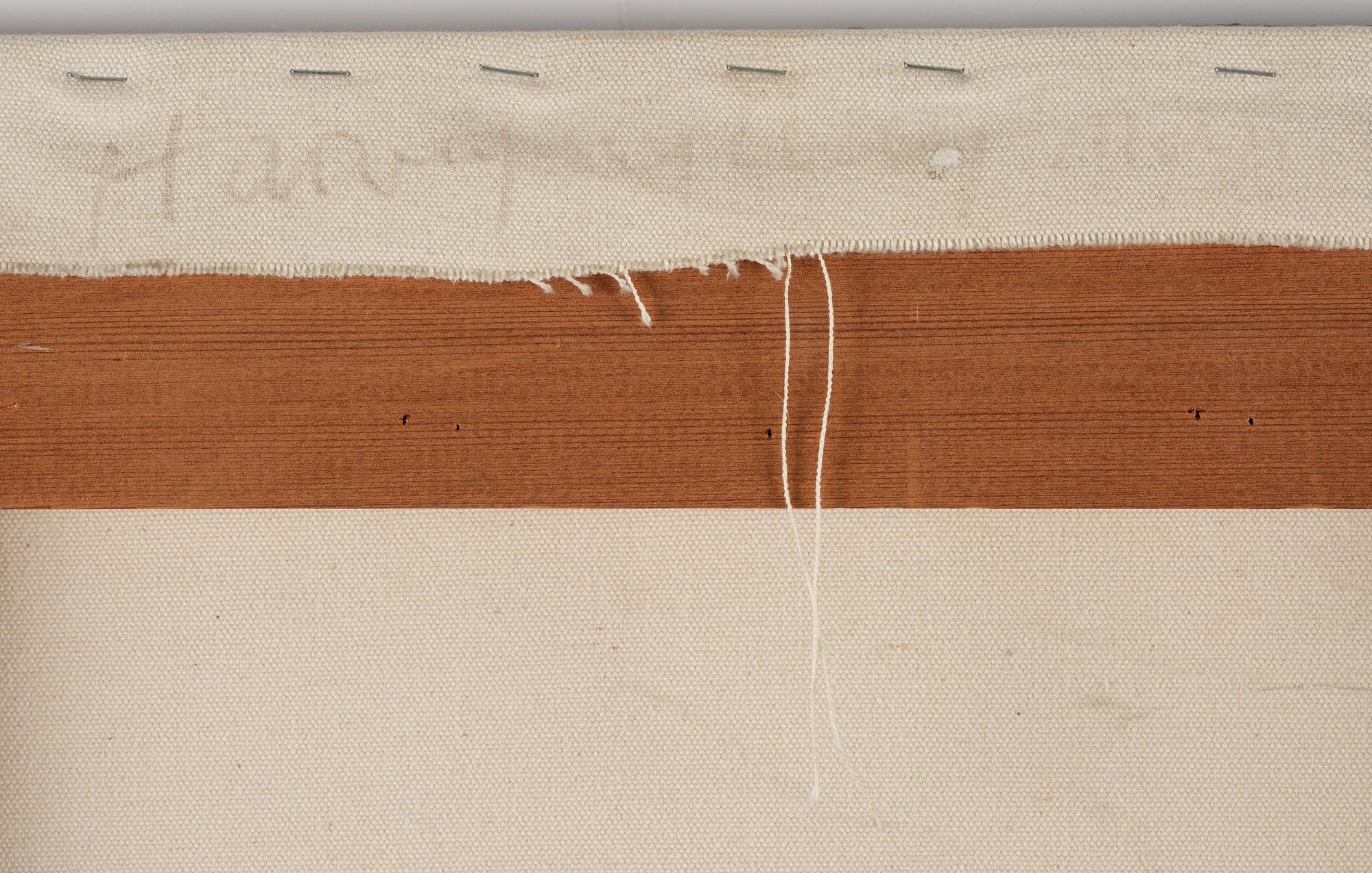 Harvey Quaytman, "Ivory, Slat and Black Glass".