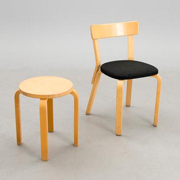 ALVAR AALTO, STOL 69 OCH PALL E60, Artek.