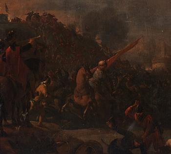 Johannes Lingelbach, Battle between christians and ottomans.