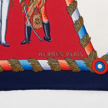 Hermès, scarf, "Paris L'Armee Imperiale Russe de 1816 a 1916".