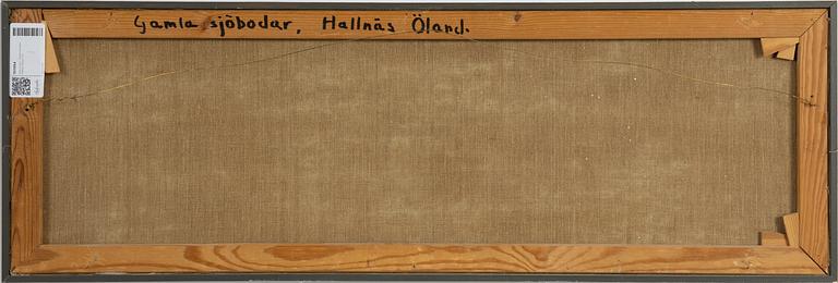 Stig Jonzon, 'Gamla sjöbodar, Hallnäs Öland'.