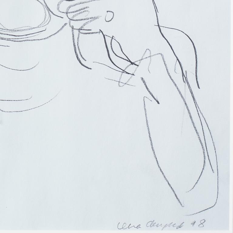 Lena Cronqvist, Self-portrait.