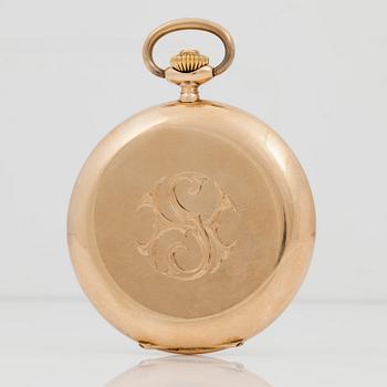 POCKET WATCH, 50 mm, hunter case,