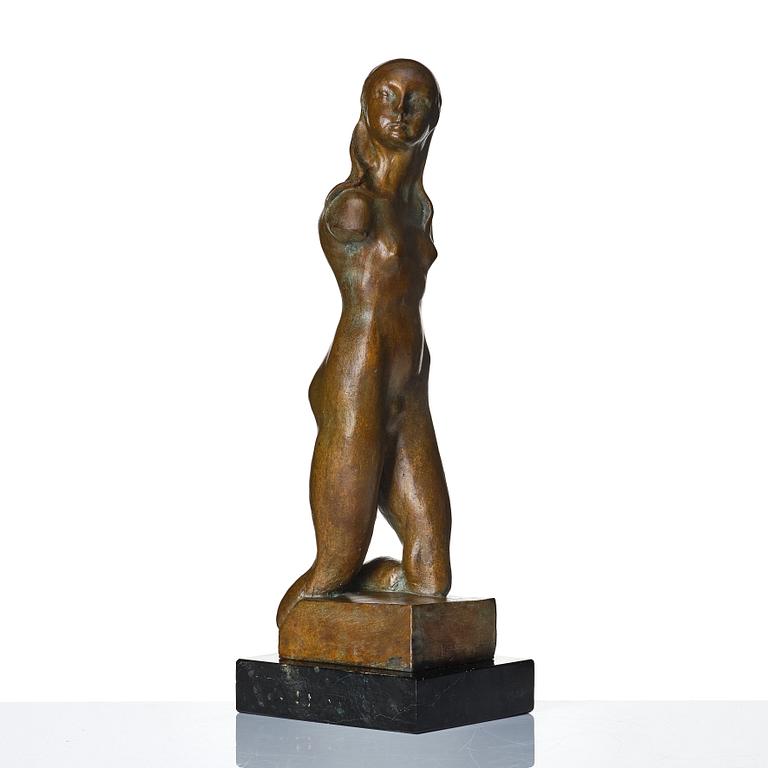 Gunnar Nilsson, sculpture. Signed with monogram. Bronze, height 42.5 cm.