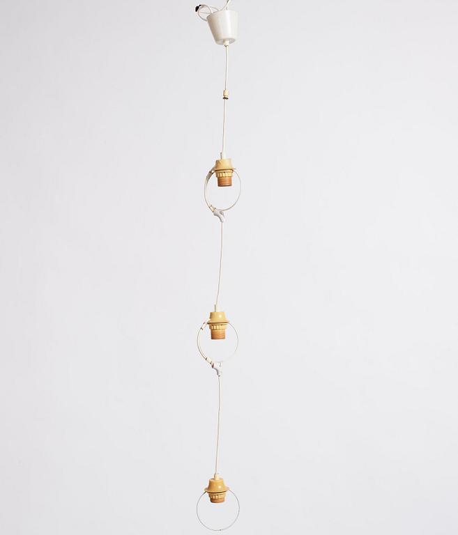 Isamu Noguchi, taklampa / ljusskulptur, "Akari 30N", Ozeki & Co Japan, efter 1969.