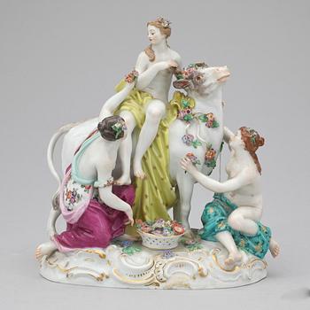 FIGURGRUPP, porslin. Meissen, 1900-tal.