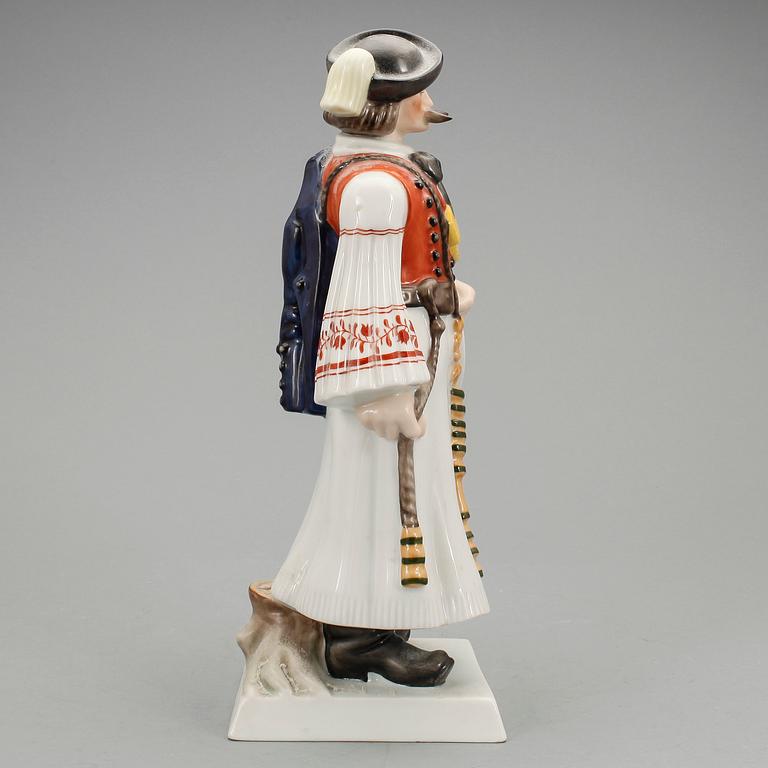 FIGURIN, porslin, Herend, Ungern, 1900-talets andra hälft.
