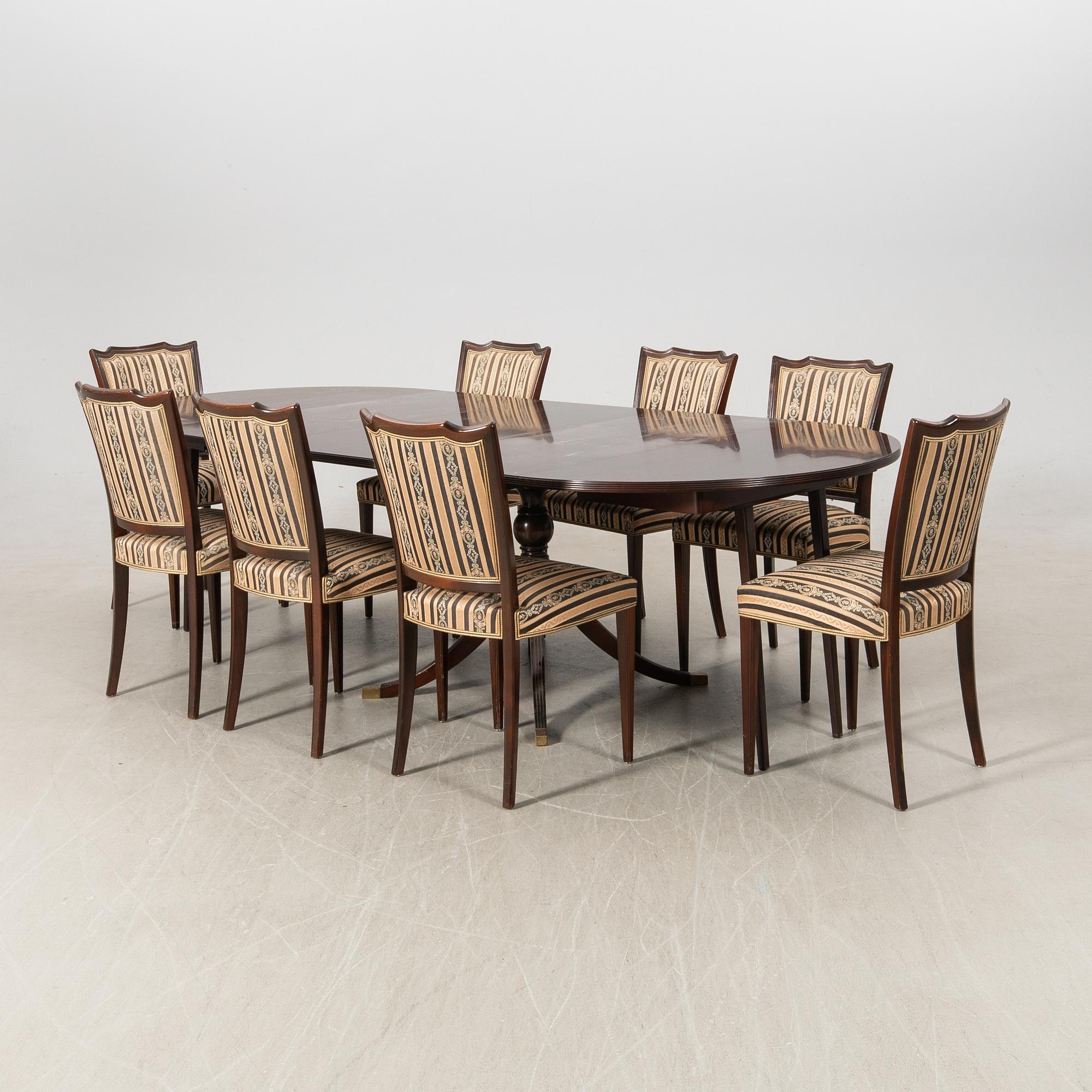 Dining group 9 dlr, first half of the 20th century.