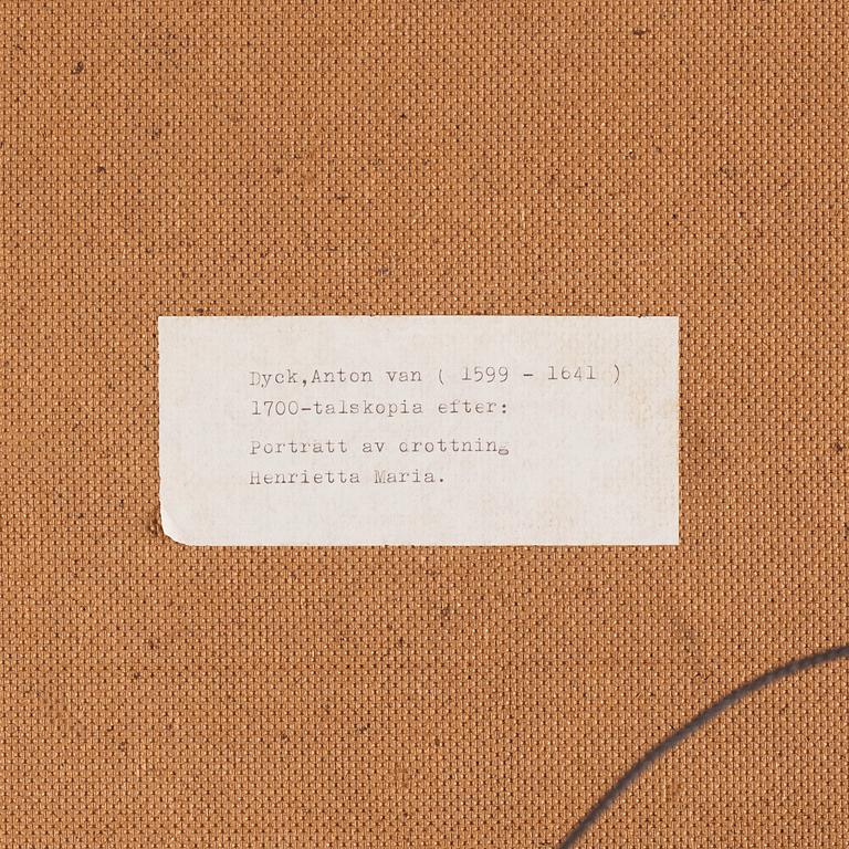 Antonis van Dyck Efter, "Drottning Henrietta Maria av England, Skottland & Irland", prinsessa av Frankrike (1609-1669).