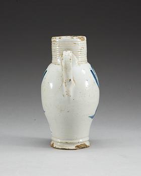 KANNA, fajans. Norge, 1700-tal. Sannolikt Drammen.