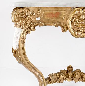 SPEGEL MED KONSOLBORD, nyrokoko, 1900-talets början.