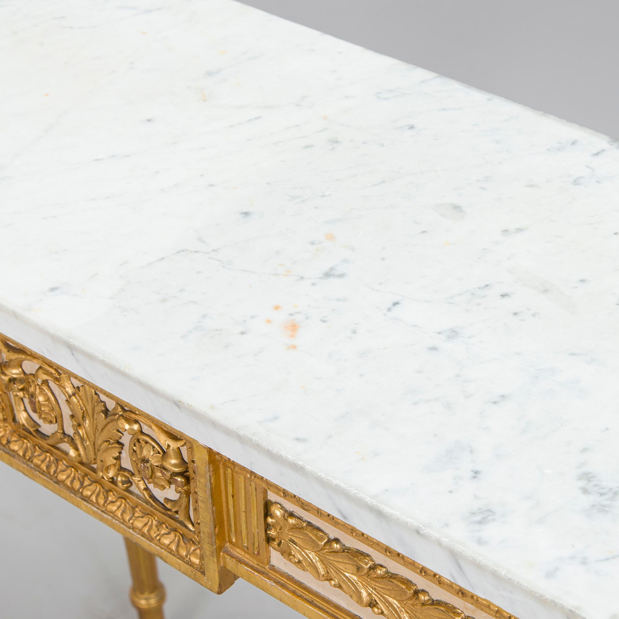 Konsolbord, sekelskiftet 1700/ 1800-tal.