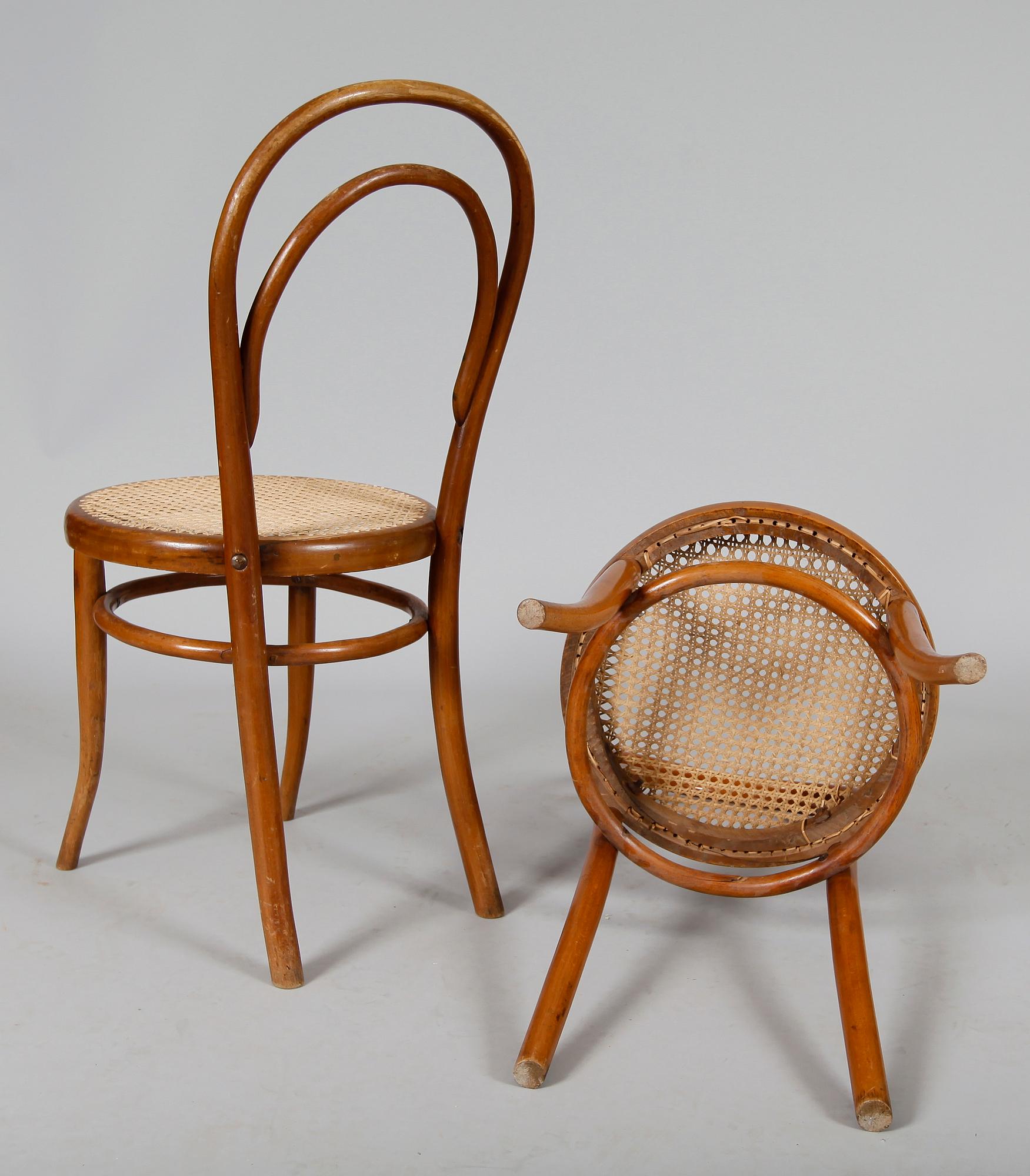 STOLAR, 4 st, Thonettyp, tidigt 1900-tal.