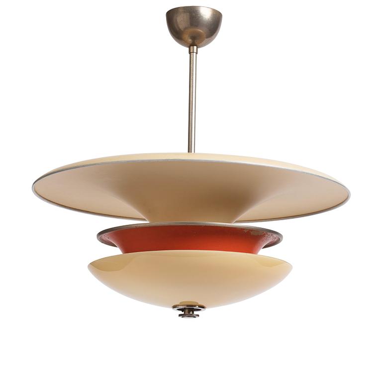Erik Tidstrand, a ceiling lamp model "28903", Nordiska Kompaniet 1930s.