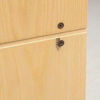 Titti Fabian, an oak veneered sideboard or book case, "Book", The Ideal Form Team, Italy.