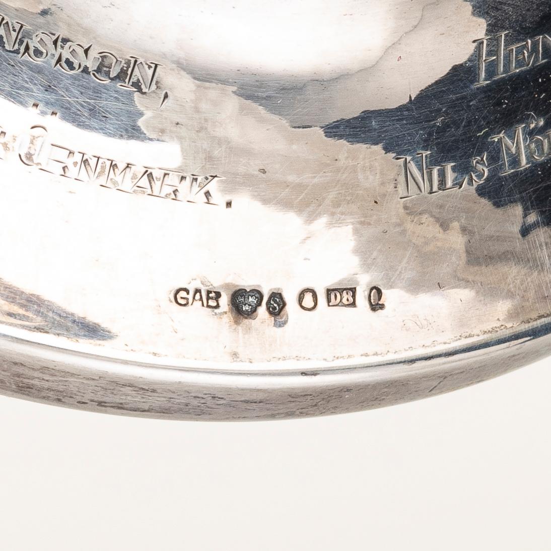 A silver bowl, GAB, Stockholm, Sweden, 1930.