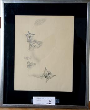 MAX WALTER SVANBERG, blyerts på papper, sign o dat 45.