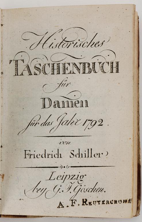 PARTI BÖCKER, 5 st, bl.a.  "Kråknästet; Berättelse ur Stockholmslifvet", JF Blanche Stockholm 1849.