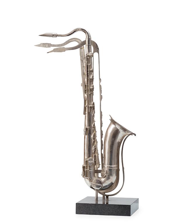 Arman (Armand Pierre Fernandez), "Untitled (Saxophone)".
