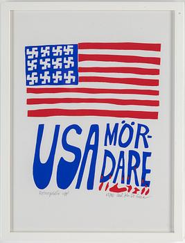 CARL JOHAN DE GEER, silkscreen in colors, signed and numbered 65/90.