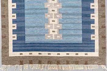 Matta, Rölakan, signerad JA (?), ca 237x165 cm.