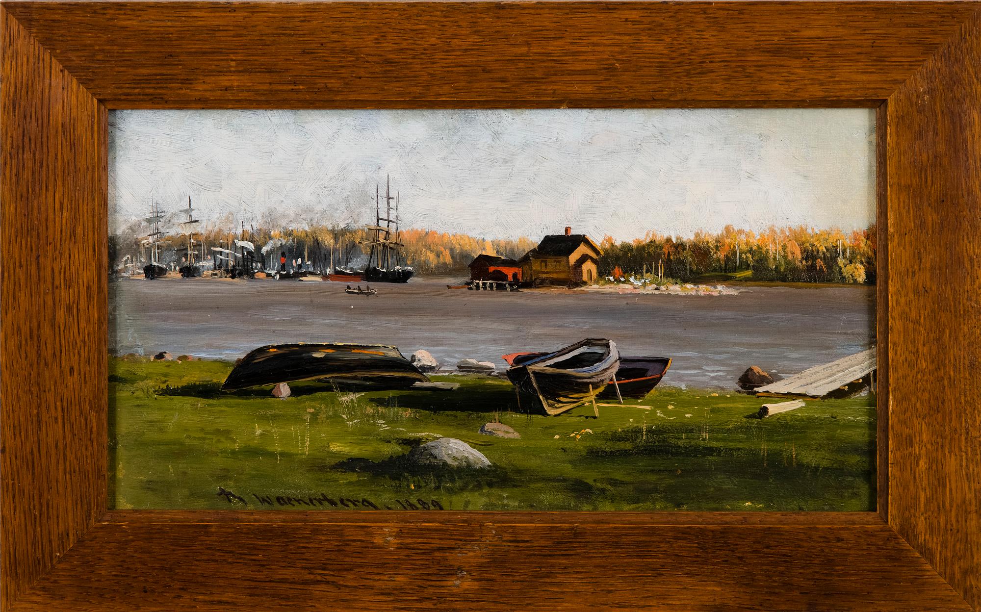 THORSTEN WAENERBERG, HARBOR SCENE.