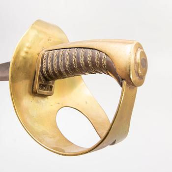 A pair of Swedish cavalry swords 1854 pattern.